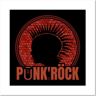 Punk rock circle Posters and Art